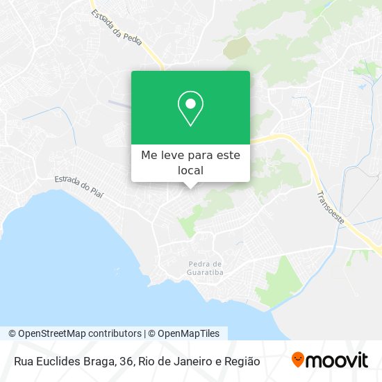 Rua Euclides Braga, 36 mapa