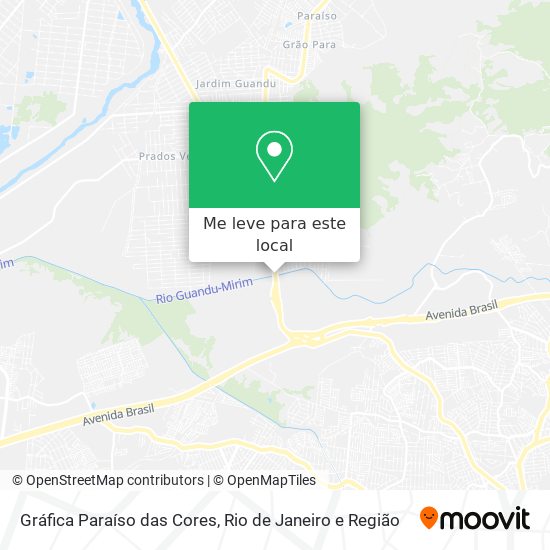 Gráfica Paraíso das Cores mapa