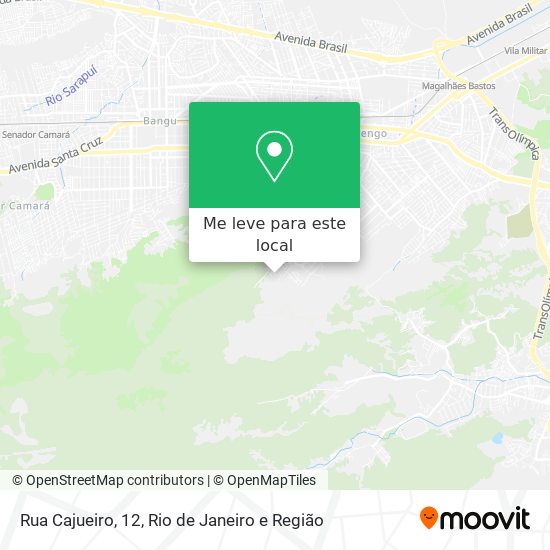 Rua Cajueiro, 12 mapa