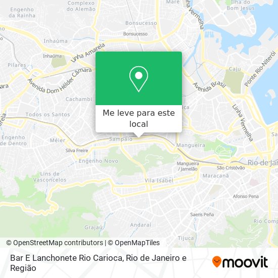 Bar E Lanchonete Rio Carioca mapa