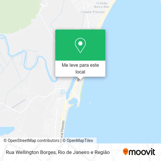 Rua Wellington Borges mapa