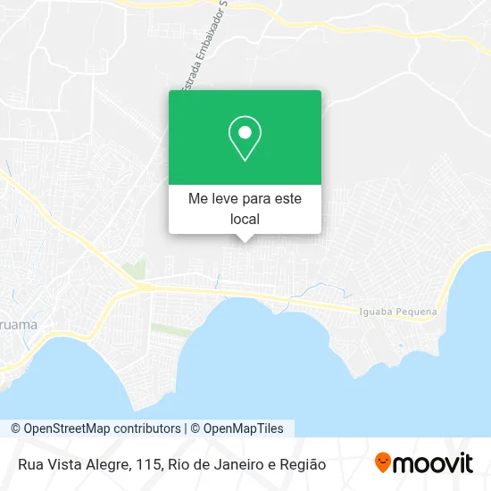 Rua Vista Alegre, 115 mapa