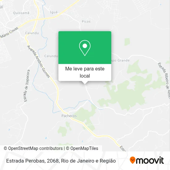 Estrada Perobas, 2068 mapa