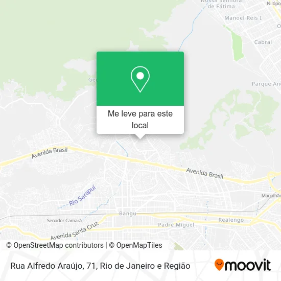 Rua Alfredo Araújo, 71 mapa