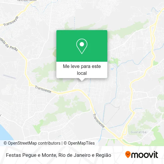 Festas Pegue e Monte mapa
