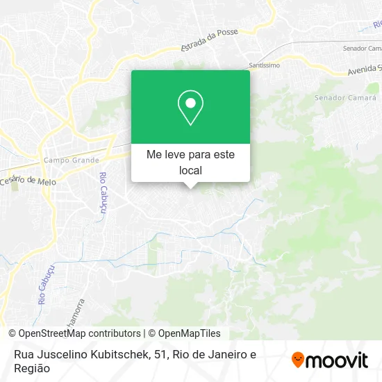 Rua Juscelino Kubitschek, 51 mapa