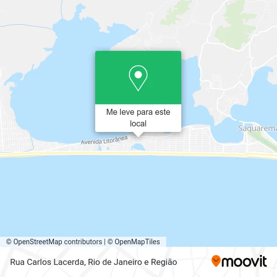 Rua Carlos Lacerda mapa
