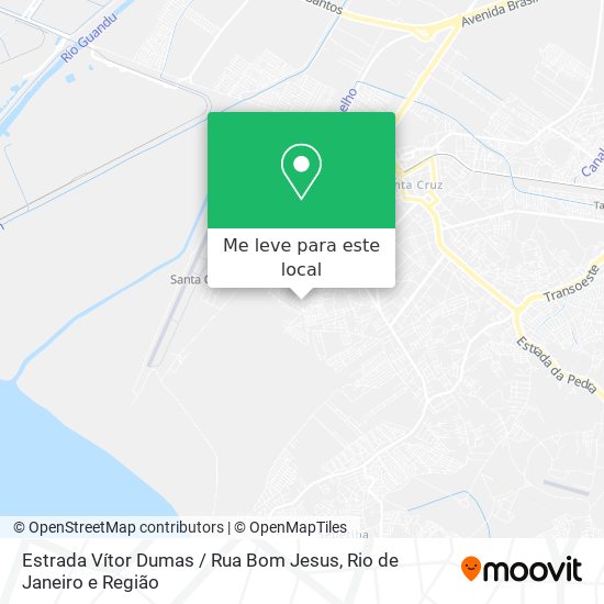 Estrada Vítor Dumas / Rua Bom Jesus mapa