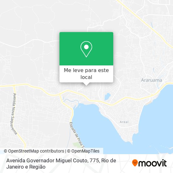 Avenida Governador Miguel Couto, 775 mapa