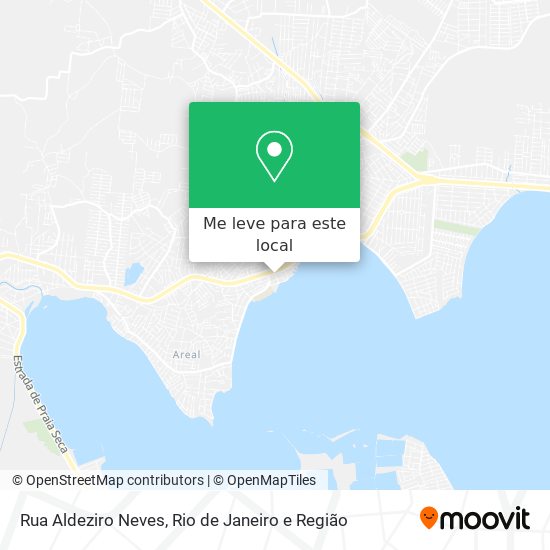 Rua Aldeziro Neves mapa