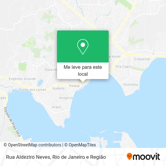 Rua Aldeziro Neves mapa