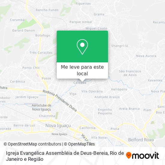 Igreja Evangélica Assembléia de Deus-Bereia mapa