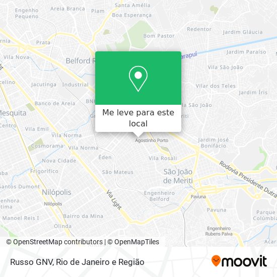 Russo GNV mapa