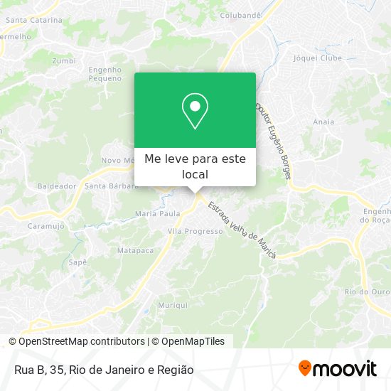 Rua B, 35 mapa