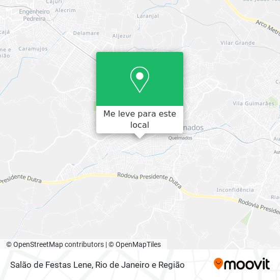 Salão de Festas Lene mapa