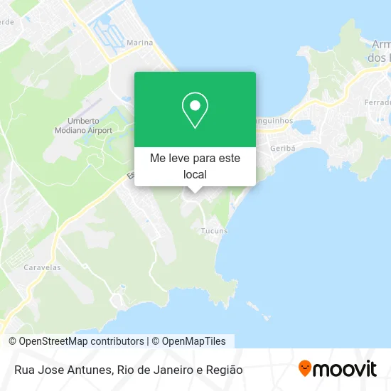 Rua Jose Antunes mapa