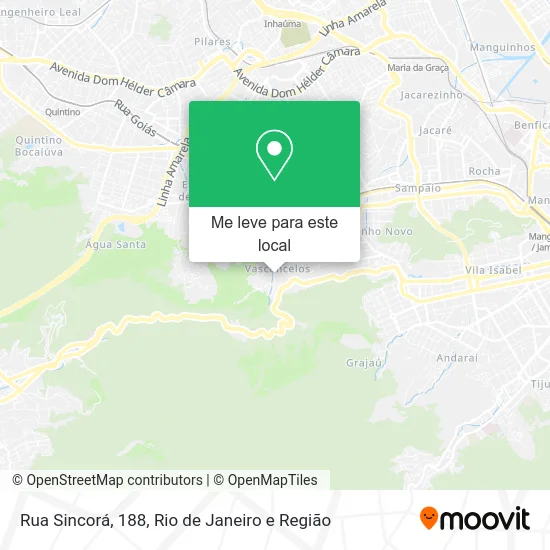 Rua Sincorá, 188 mapa