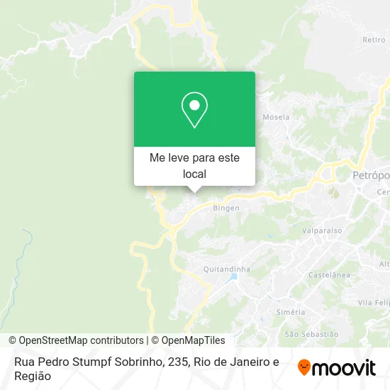 Rua Pedro Stumpf Sobrinho, 235 mapa
