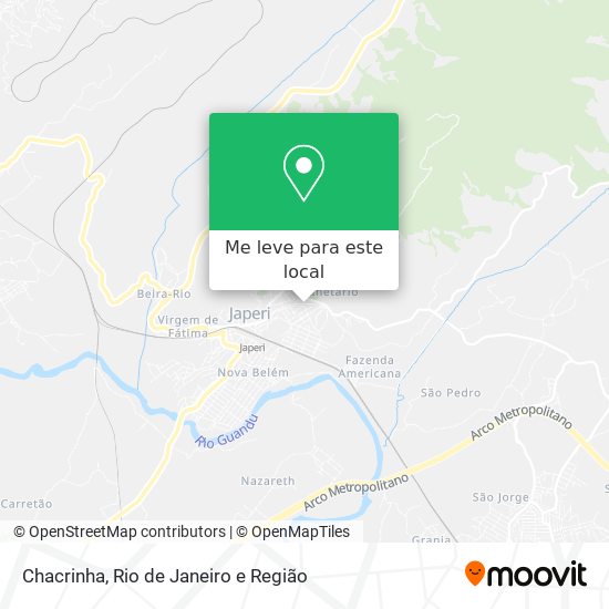 Chacrinha mapa