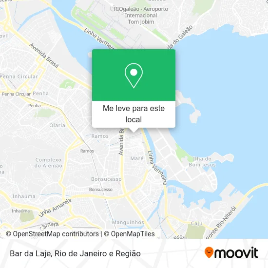 Bar da Laje mapa