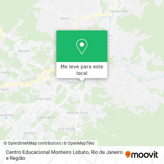 Centro Educacional Monteiro Lobato mapa
