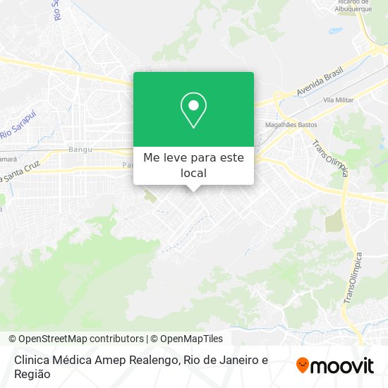 Clinica Médica Amep Realengo mapa