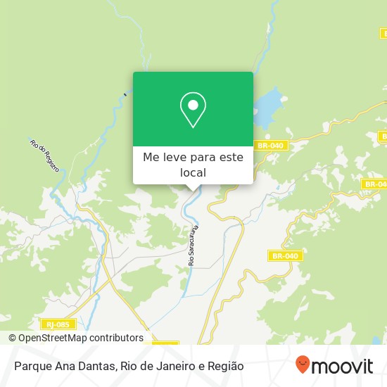 Parque Ana Dantas mapa