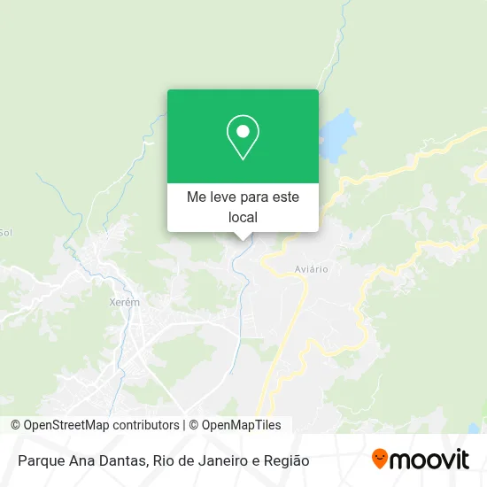 Parque Ana Dantas mapa