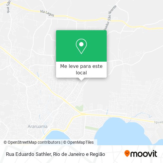 Rua Eduardo Sathler mapa