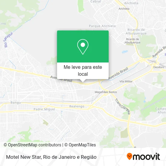 Motel New Star mapa