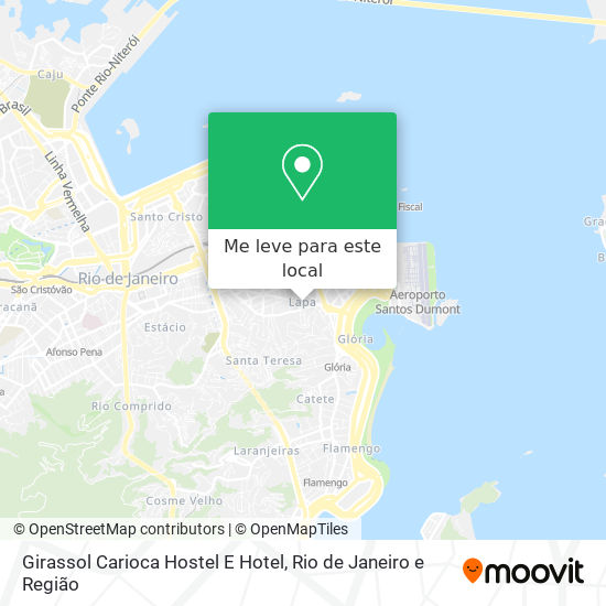 Girassol Carioca Hostel E Hotel mapa