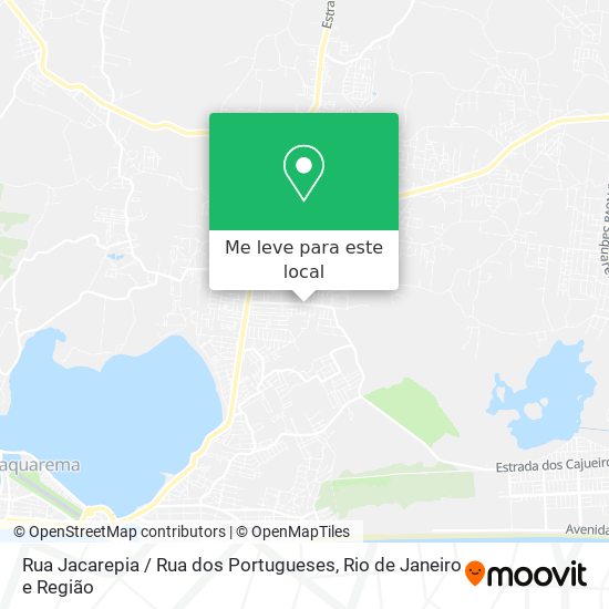 Rua Jacarepia / Rua dos Portugueses mapa