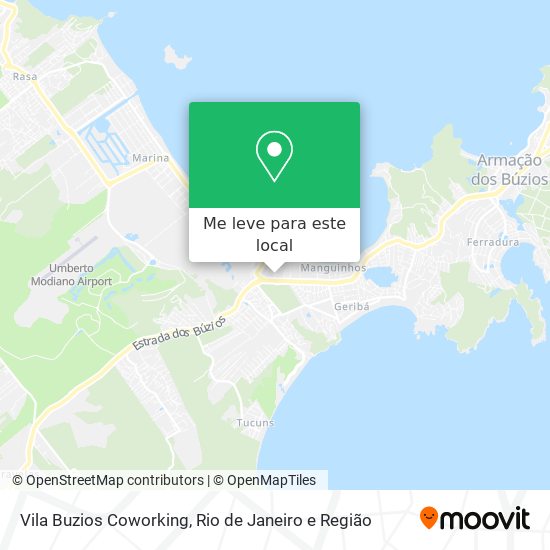 Vila Buzios Coworking mapa