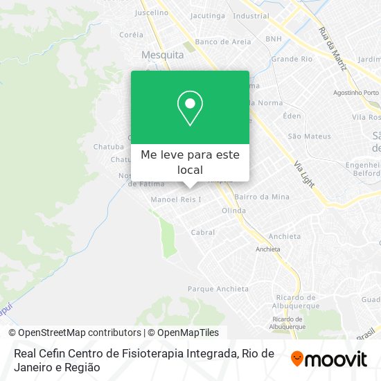 Real Cefin Centro de Fisioterapia Integrada mapa