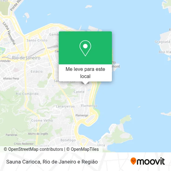 Sauna Carioca mapa
