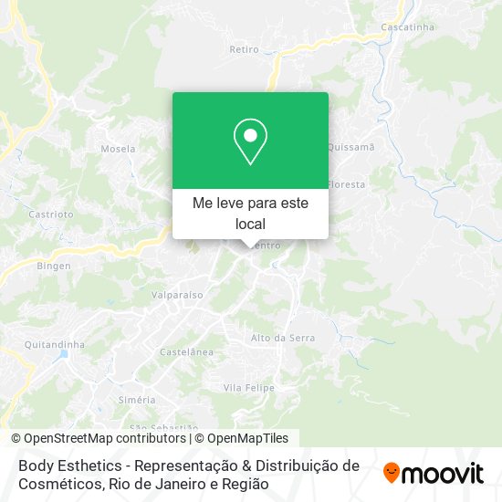 Body Esthetics - Representação & Distribuição de Cosméticos mapa