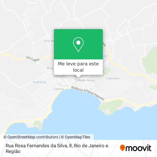 Rua Rosa Fernandes da Silva, 8 mapa