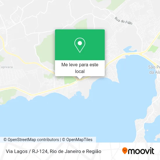 Via Lagos / RJ-124 mapa