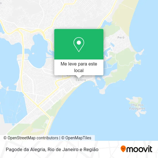 Pagode da Alegria mapa