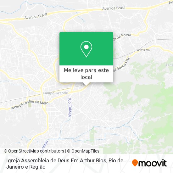 Igreja Assembléia de Deus Em Arthur Rios mapa