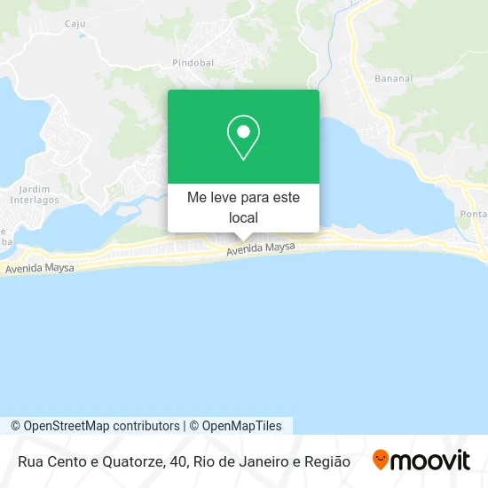 Rua Cento e Quatorze, 40 mapa