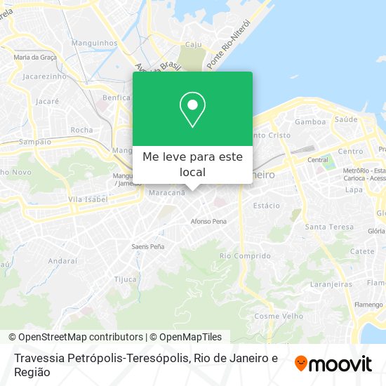 Travessia Petrópolis-Teresópolis mapa