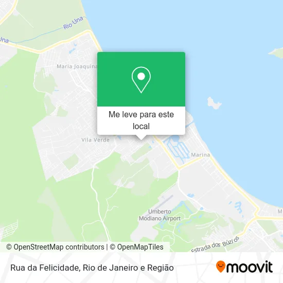 Rua da Felicidade mapa