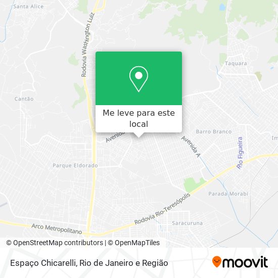 Espaço Chicarelli mapa