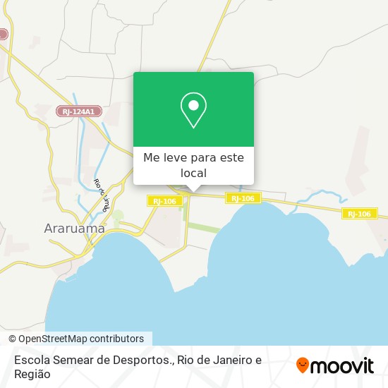 Escola Semear de Desportos. mapa