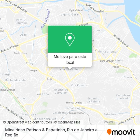 Mineirinho Petisco & Espetinho mapa