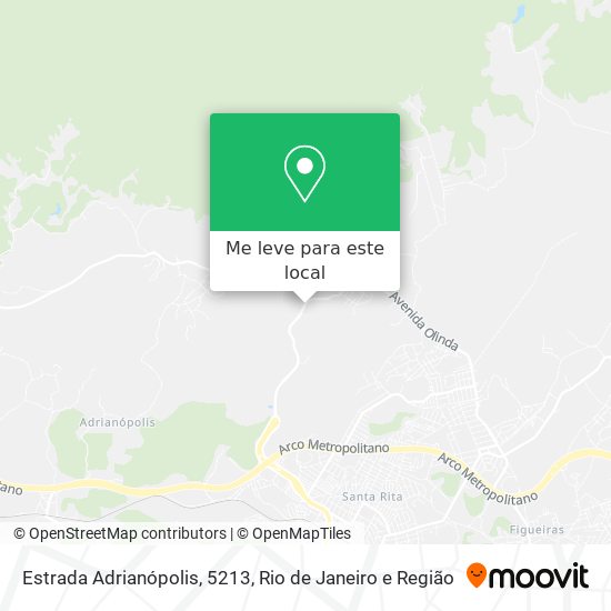 Estrada Adrianópolis, 5213 mapa