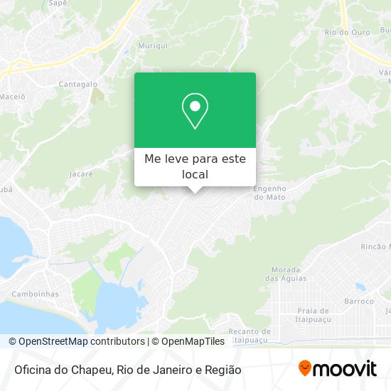 Oficina do Chapeu mapa