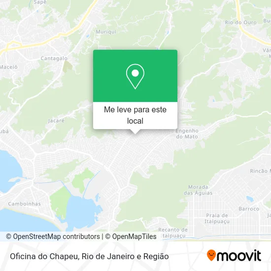Oficina do Chapeu mapa