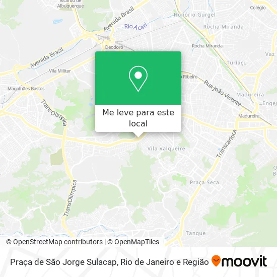 Praça de São Jorge Sulacap mapa